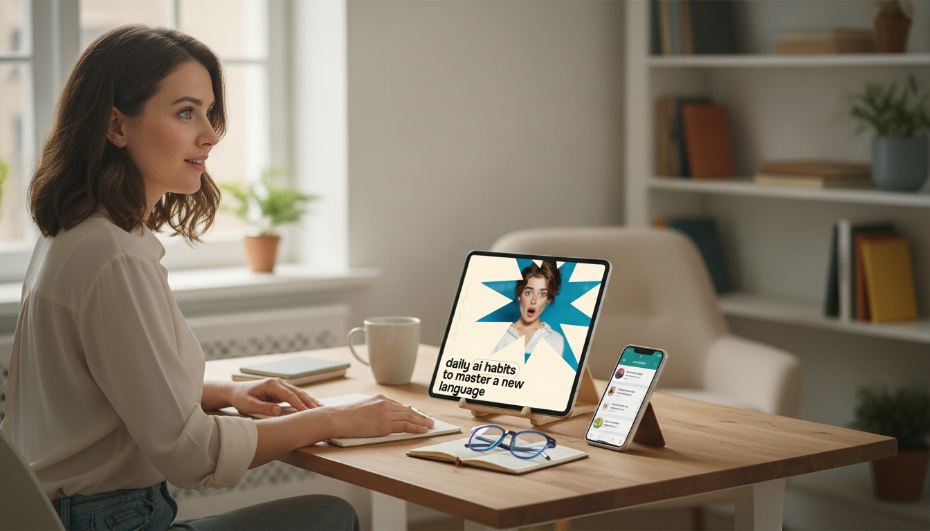 TalkTech Daily AI Habits for Fast Language Progress
