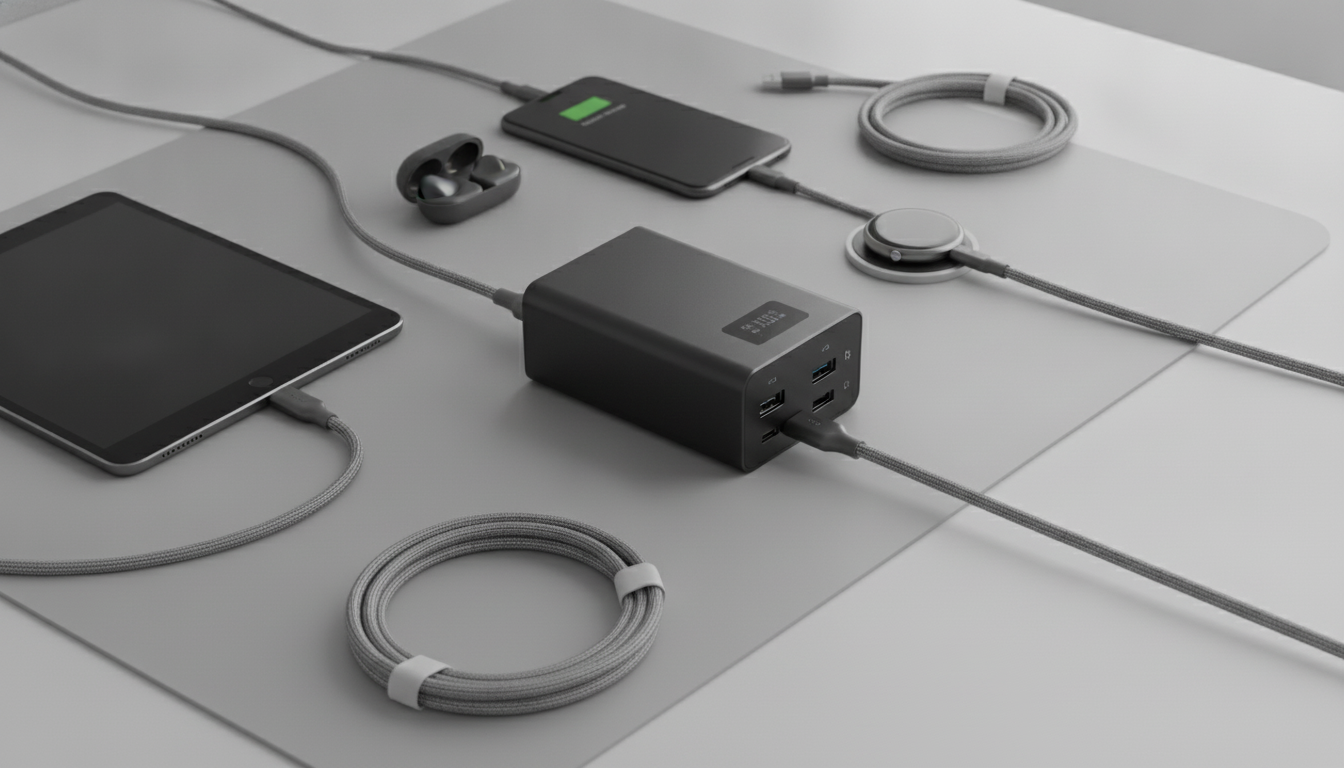 Best Multi-Device Fast Charging Station: 100W+ GaN Guide